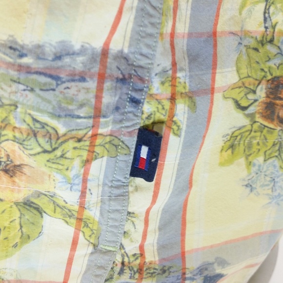 Tommy Hilfiger Hawaiian Shirt Beach Surf Lake Cool - Picture 2 of 5